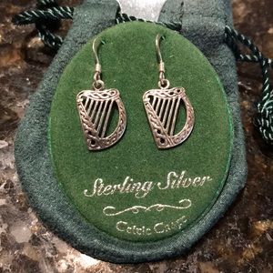 Sterling silver Irish earrings